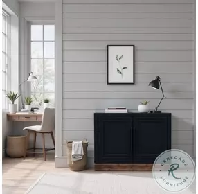 Nora Modular Black And Whiskey 2 Door Cabinet