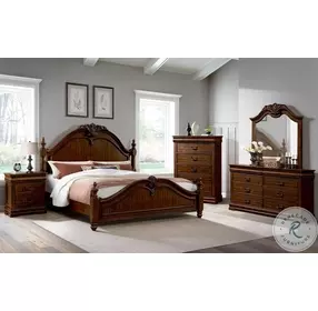 Coppola Rich Cherry 3 Drawer Nightstand