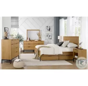 Newport Natural Oak 8 Drawer Dresser