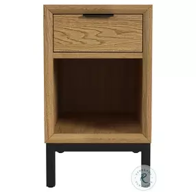 Newport Natural Oak 14" Chairside Table