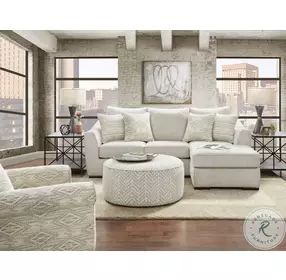 Vibrant Vision Oatmeal Passageway Vanilla Cocktail Ottoman