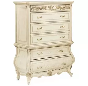 Platine de Royale Champagne 6 Drawer Chest