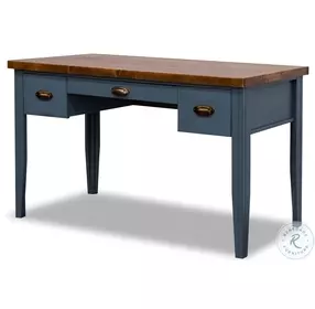 Nantucket Blue Denim And Whiskey Writing Home Office Set