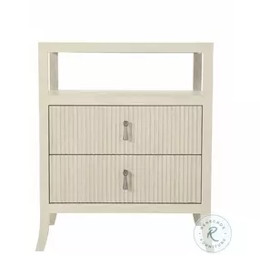 East Hampton Cerused Linen 26" Nightstand
