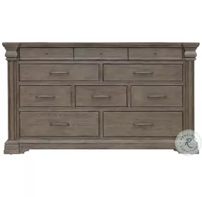 Madison Ridge Natural Bark 10 Drawer Dresser