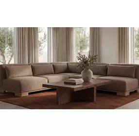 June Dark Brown 70" Sofa