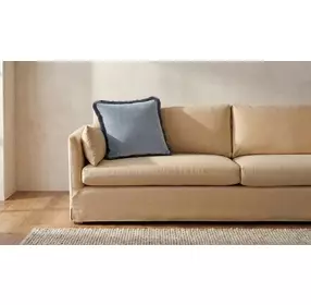 Yasmin Light Blue Square Cushion