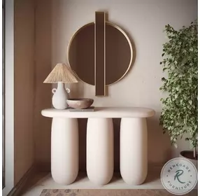 Rahul Cream Console Table