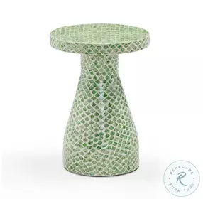 Halio Green Shell Side Table