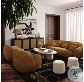 Jaine Cream Boucle Stool