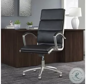 Office 500 Black High Back Swivel Executive Chair