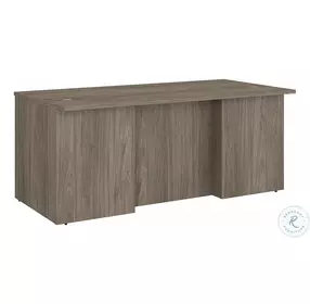 Office 500 Modern Hickory 72" Large Executive Home Office Set