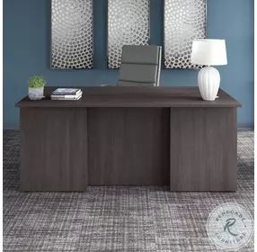 Office 500 Storm Gray 72" Large Executive Desk