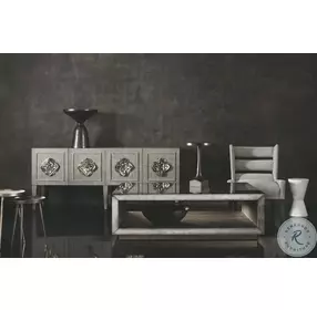 Lex Satin Nickel And Graphite Nesting Tables Set Of 2