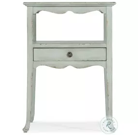 Charleston Haint Blue 1 Drawer Accent Table