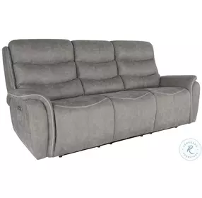 Kamari Gray Power Reclining Living Room Set Power Headrest And Footrest