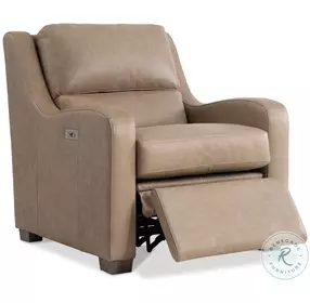 Ventura Tan Leather Power Recliner