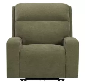Traxton Jasper Moss Zero Gravity Triple Power Recliner with USB Charging