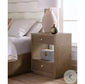 Sonnet Light Earth Tone 2 Drawer Nightstand