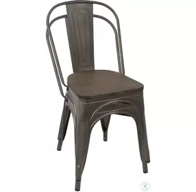Oregon Antique And Espresso Dining Chair Set of 2