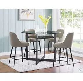 Olson Khaki Counter Height Chair Set Of 2