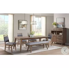 Oslo Gray Bench With Cushion