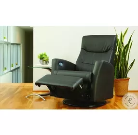 Oslo Light Brown Swivel Glider Small Power Recliner