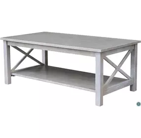Hampton Taupe Gray Rectangular Occasional Table Set