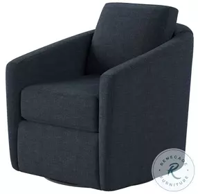 Daisey Brady Navy Swivel Glider