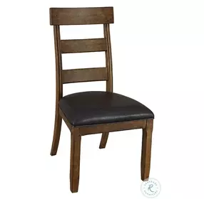 Ozark Mango Ladder Back Upholstered Side Chair Set of 2