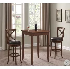 Provence Dark Brown 30" Swivel Bar Stool