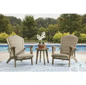 Bradstreet Bay Beige Outdoor End Table