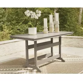 Sandy Dune Medium Brown 72" Rectangular Outdoor Counter Height Dining Table