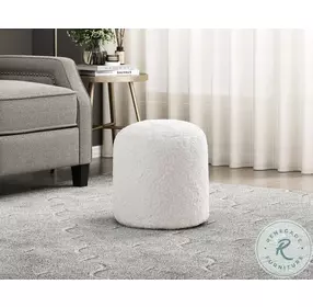 Nice Off White Pouf