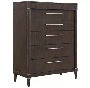 Oakridge Medley Piano Brown 6 Drawer Chest