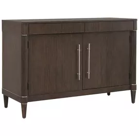 Oakridge Medley Piano Brown 2 Door Server with Storage Drawer