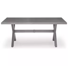 Dillon Beach Gray 71" Rectangular Outdoor Dining Room Set