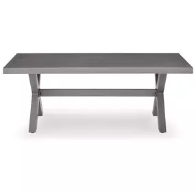 Dillon Beach Gray Rectangular Outdoor Occasional Table Set