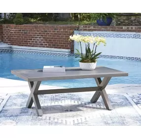 Dillon Beach Gray Rectangular Outdoor Coffee Table