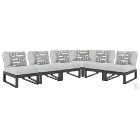 Beachloft Gray 6 Piece Outdoor Sectional