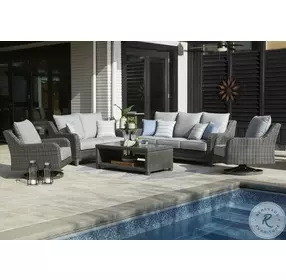 Elite Park Gray Outdoor End Table