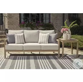 Hallow Creek Driftwood Performance Fabric Outdoor Conversation Set