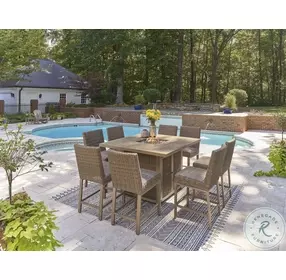 Walton Bridge Driftwood Outdoor Bar Table