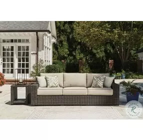 Coastline Bay Brown Performance Fabric Outdoor Conversation Set
