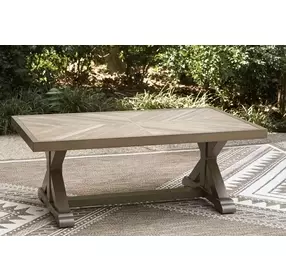 Carmel Bay Beige Outdoor Coffee Table
