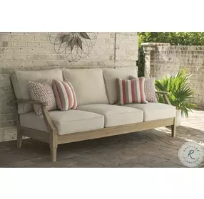 Clare View Beige Performance Fabric Outdoor Conversation Set with Cushion