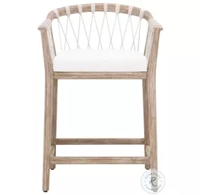 Pacific LiveSmart Peyton Pearl Counter Height Stool