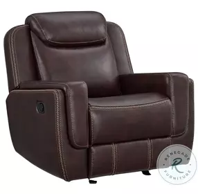 Lynx Brown Glider Recliner