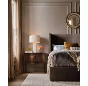 Archives Classic Walnut 2 Drawer Nightstand