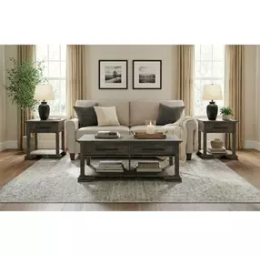 Hyde Charcoal Rectangular Coffee Table